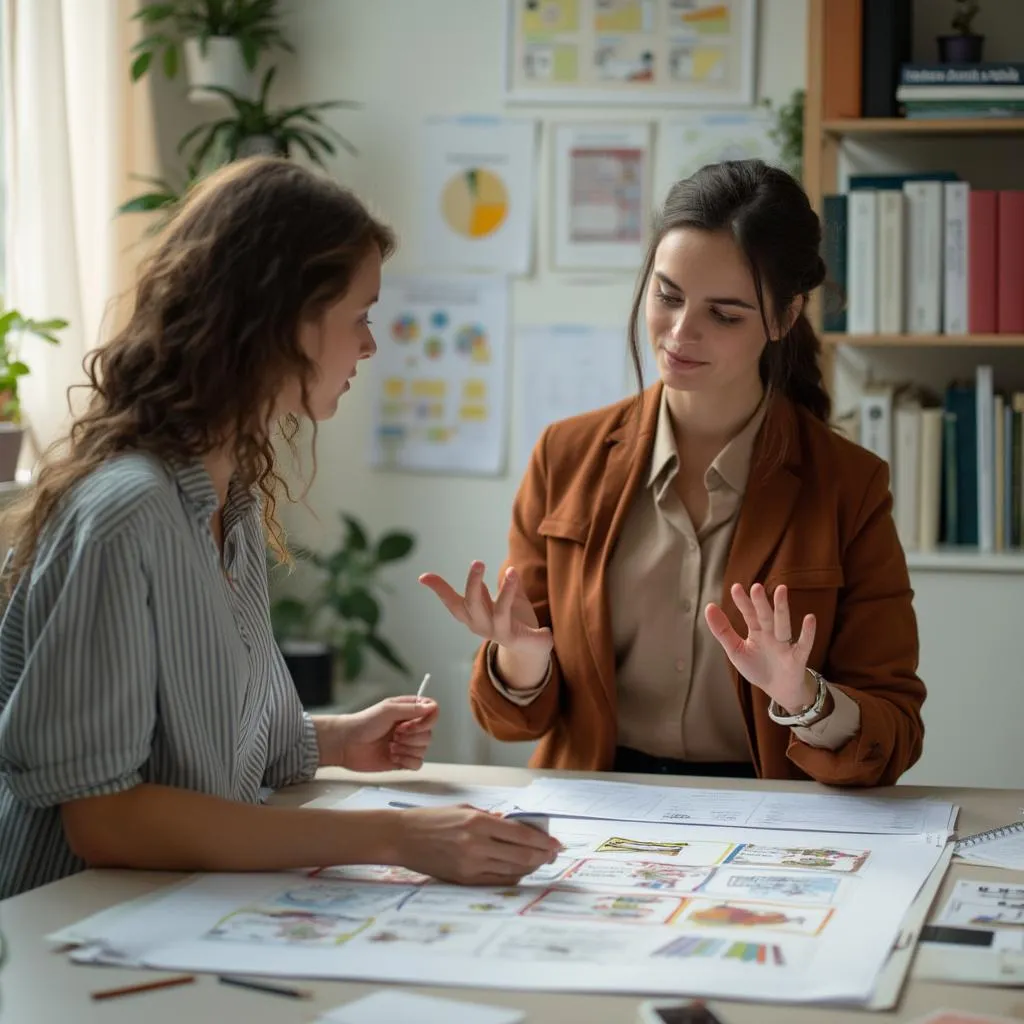 Sesión de coaching individual sobre productividad